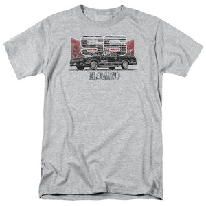 AN OFFCIALLY LICENSED CHEVROLET EL CAMINO SS MOUNTAINS MEN'S REGULAR FIT T-SHIRT ATHLETIC HEATHER