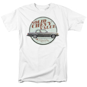 AN OFFCIALLY LICENSED CHEVROLET DO THE BU MEN'S REGULAR FIT T-SHIRT WHITE