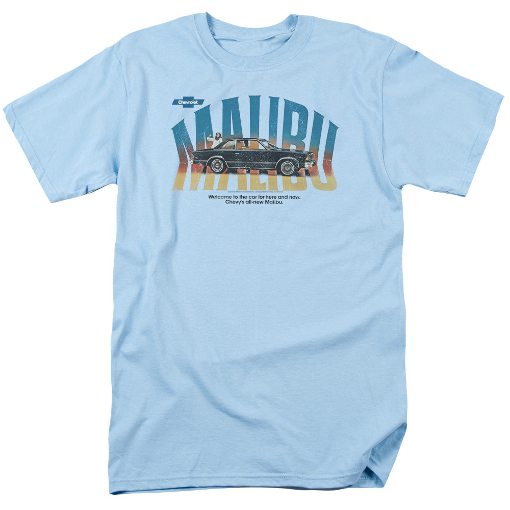 AN OFFCIALLY LICENSED CHEVROLET THUMBS UP MEN'S REGULAR FIT T-SHIRT LIGHT BLUE