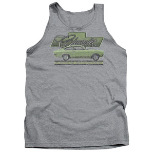AN OFFCIALLY LICENSED CHEVROLET VEGA CAR OF THE YEAR 71 ADULT UNISEX TANK TOP ATHLETIC HEATHER