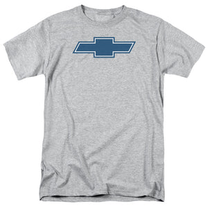 AN OFFCIALLY LICENSED CHEVROLET SIMPLE VINTAGE BOWTIE MEN'S REGULAR FIT T-SHIRT ATHLETIC HEATHER