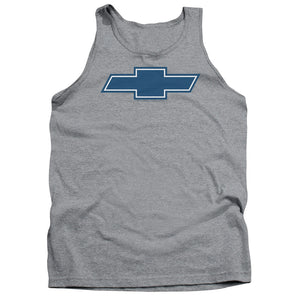 AN OFFCIALLY LICENSED CHEVROLET SIMPLE VINTAGE BOWTIE ADULT UNISEX TANK TOP ATHLETIC HEATHER