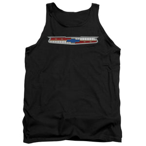 AN OFFCIALLY LICENSED CHEVROLET 56 BEL AIR EMBLEM ADULT UNISEX TANK TOP BLACK