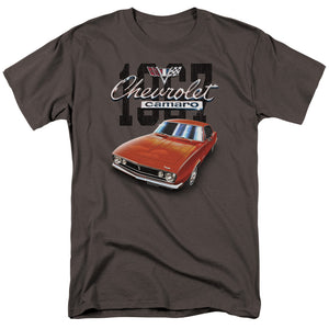AN OFFCIALLY LICENSED CHEVROLET CLASSIC CAMARO MEN'S REGULAR FIT T-SHIRT CHARCOAL