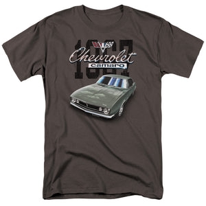AN OFFCIALLY LICENSED CHEVROLET CLASSIC CAMARO MEN'S REGULAR FIT T-SHIRT CHARCOAL
