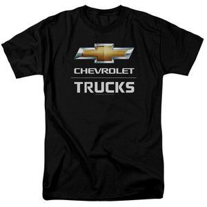 AN OFFCIALLY LICENSED CHEVROLET TRUCKS MEN'S REGULAR FIT T-SHIRT BLACK