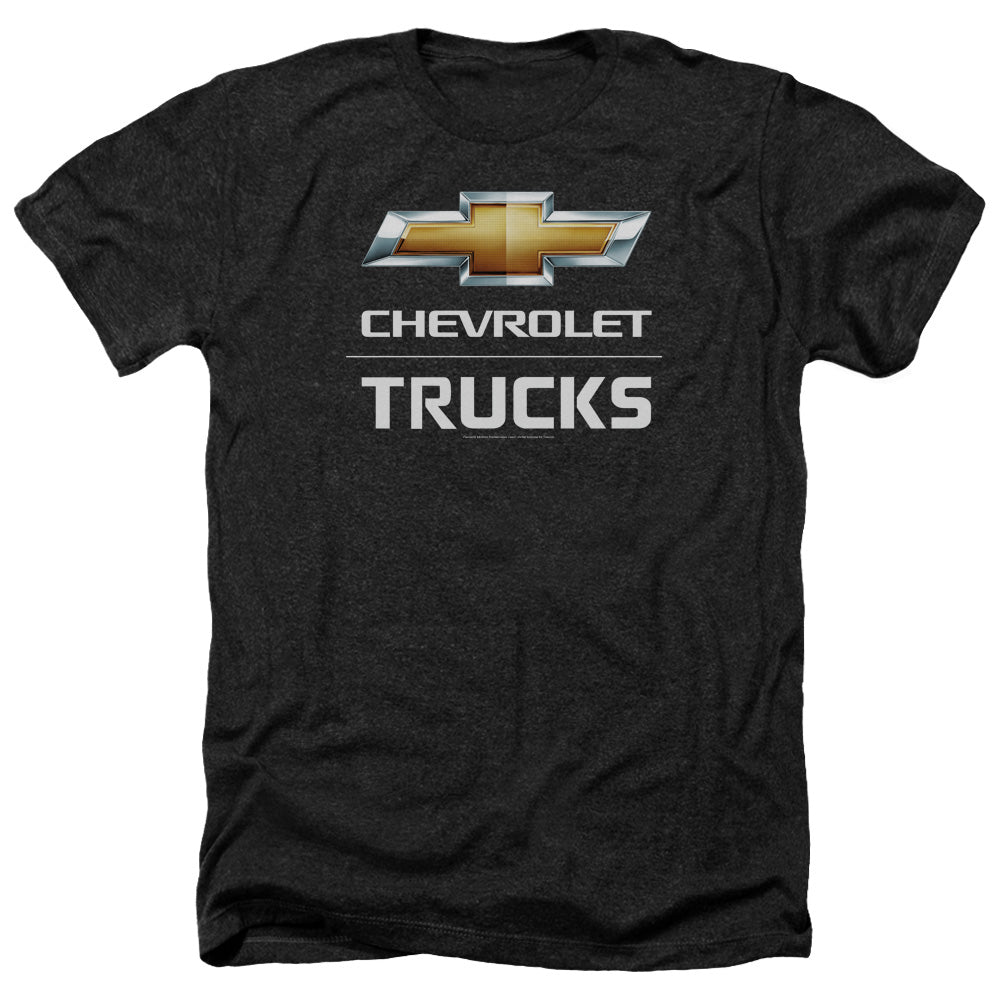 AN OFFCIALLY LICENSED CHEVROLET TRUCKS MEN'S HEATHER T-SHIRT CHARCOAL
