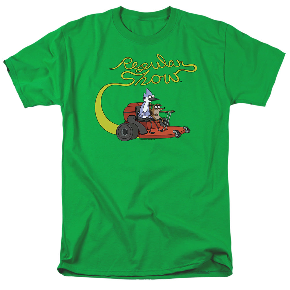 Regular Show Mower Licensed Adult Unisex T-Shirt Regular Fit Tee SM-3X