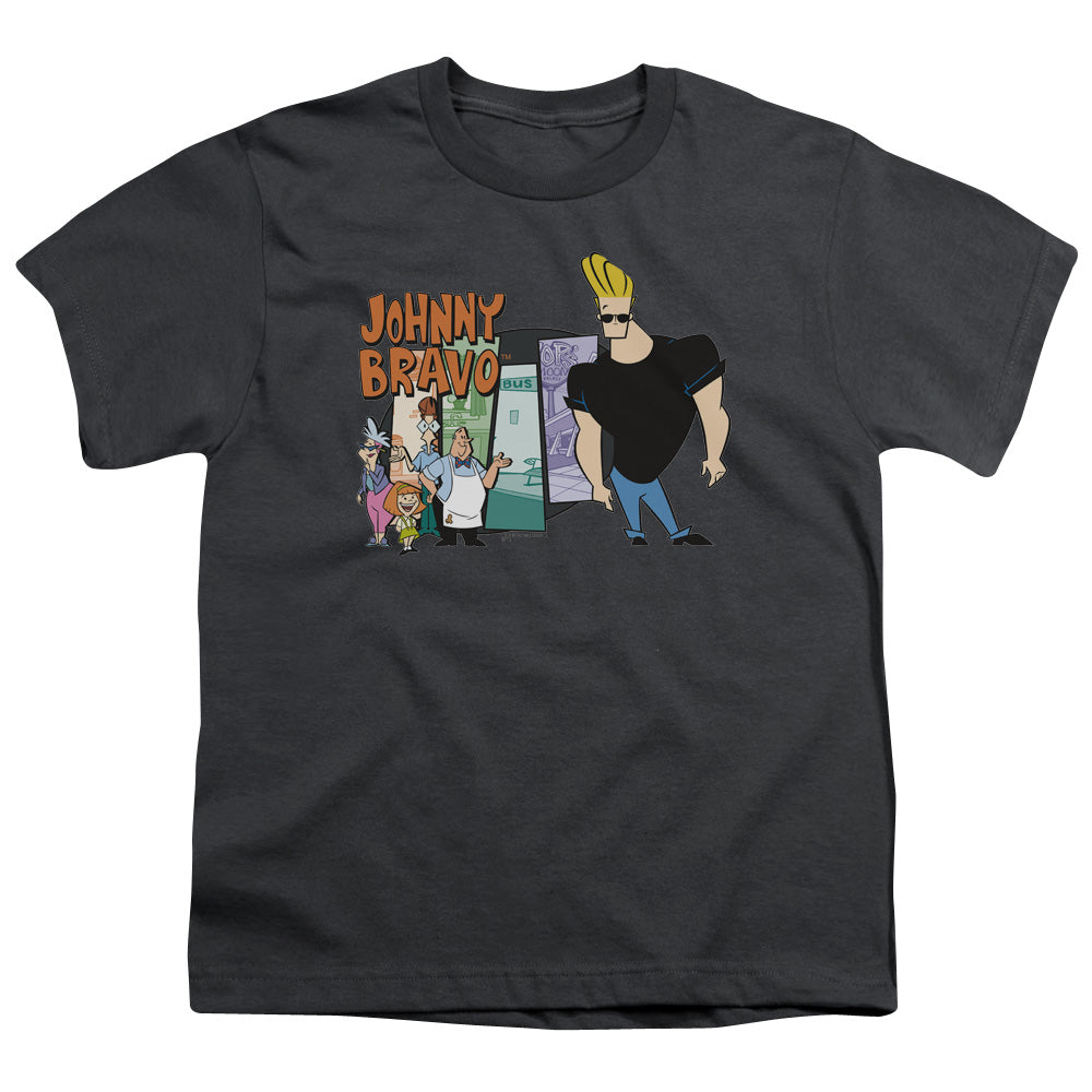 Johnny Bravo Johnny & Friends Licensed Kid's T-Shirt (Ages 4-7) XS-XL