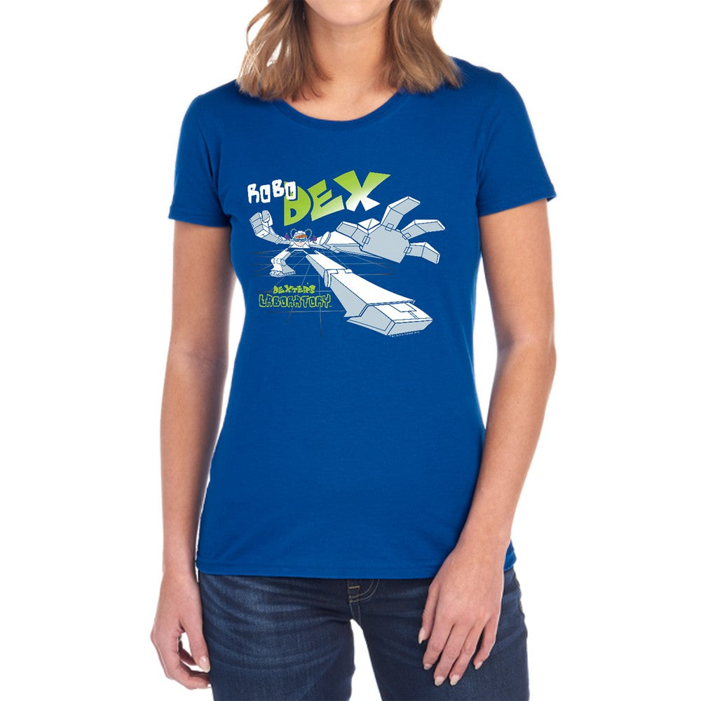 Dexters Laboratory Robo Dex Licensed Women's T-Shirt Regular Fit SM-2X