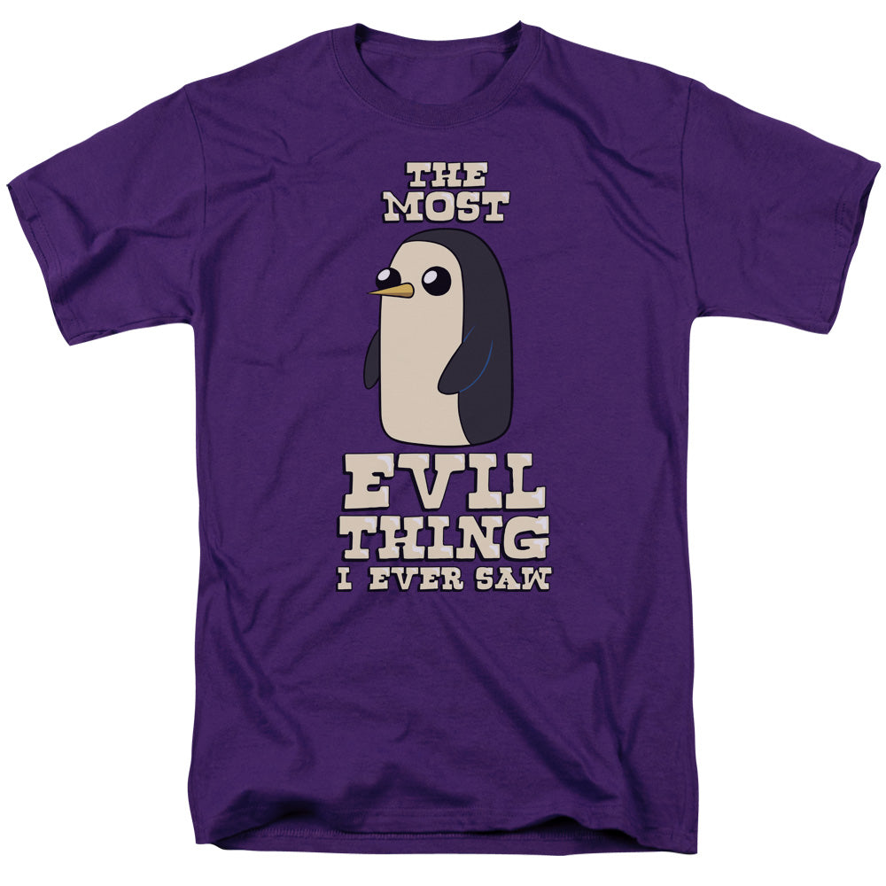 AN OFFCIALLY LICENSED ADVENTURE TIME EVIL THING MEN'S REGULAR FIT T-SHIRT PURPLE