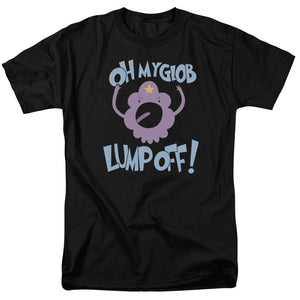 AN OFFCIALLY LICENSED ADVENTURE TIME LUMP OFF MEN'S REGULAR FIT T-SHIRT BLACK