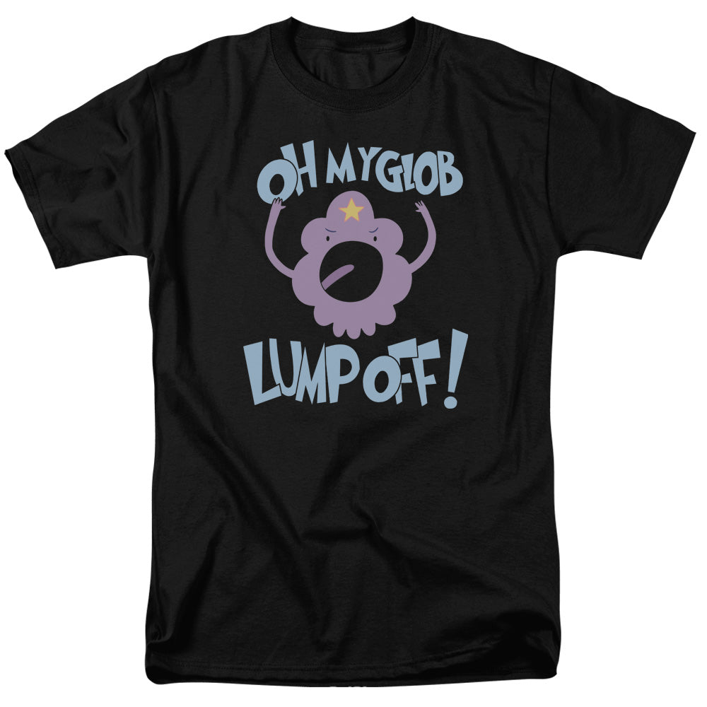 AN OFFCIALLY LICENSED ADVENTURE TIME LUMP OFF MEN'S REGULAR FIT T-SHIRT BLACK