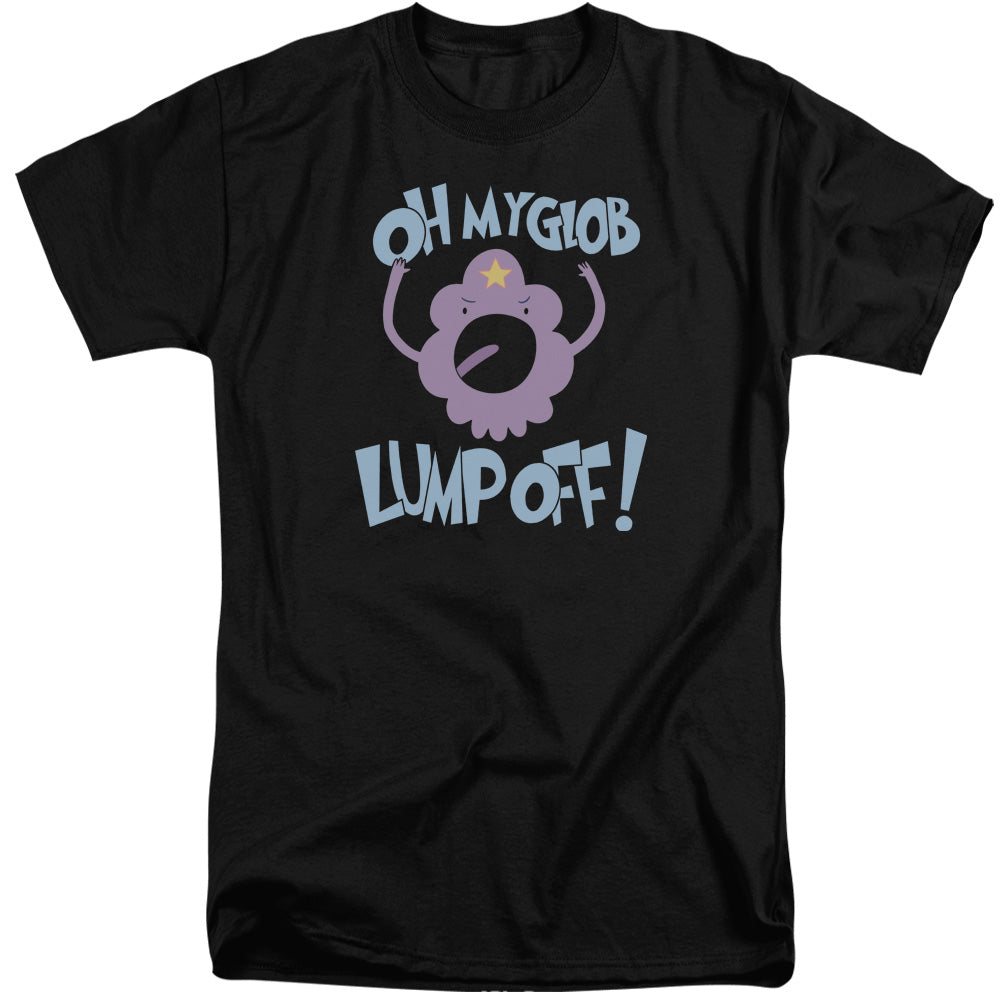 AN OFFCIALLY LICENSED ADVENTURE TIME LUMP OFF MEN'S TALL FIT T-SHIRT BLACK