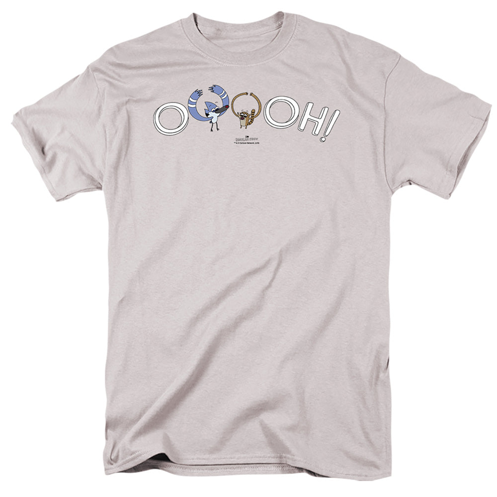 The Regular Show Ooooh Licensed Adult Unisex T-Shirt Regular Fit Tee LG-3X