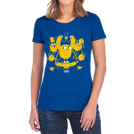 Adventure Time Jakes Licensed Women's T-Shirt Regular Fit SM-2X