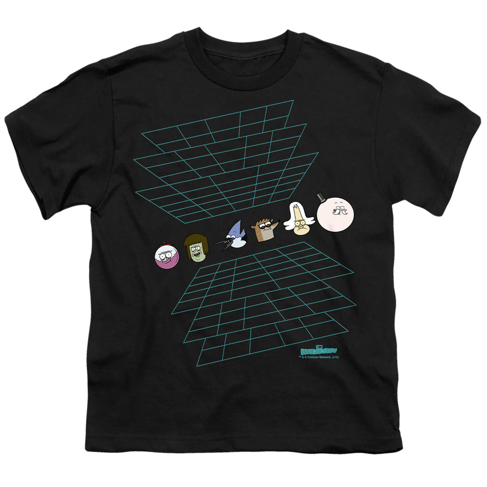 The Regular Show Regular Grid Licensed Kid's T-Shirt (Ages 4-7) SM-XL