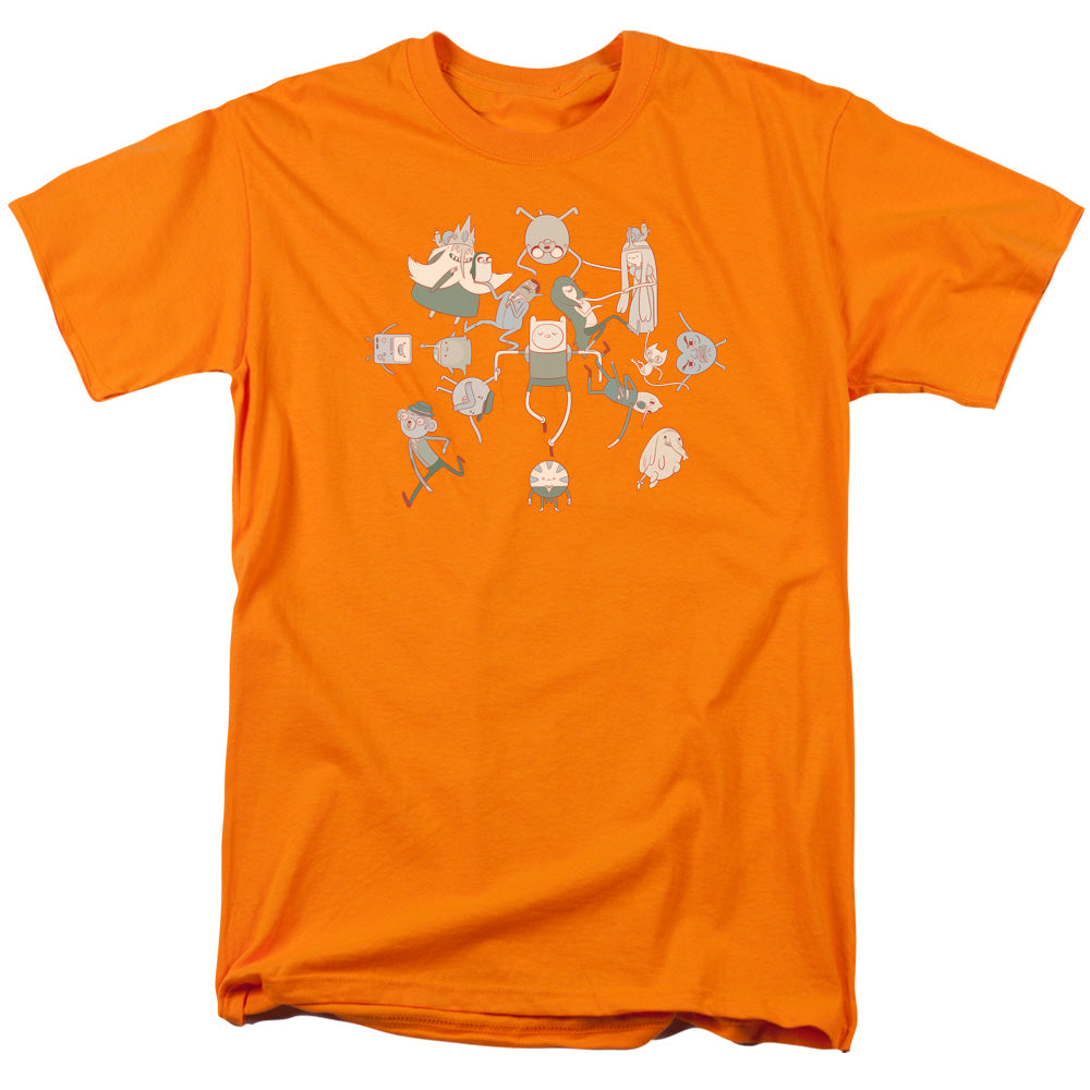 AN OFFCIALLY LICENSED ADVENTURE TIME GLOB BALL MEN'S REGULAR FIT T-SHIRT ORANGE