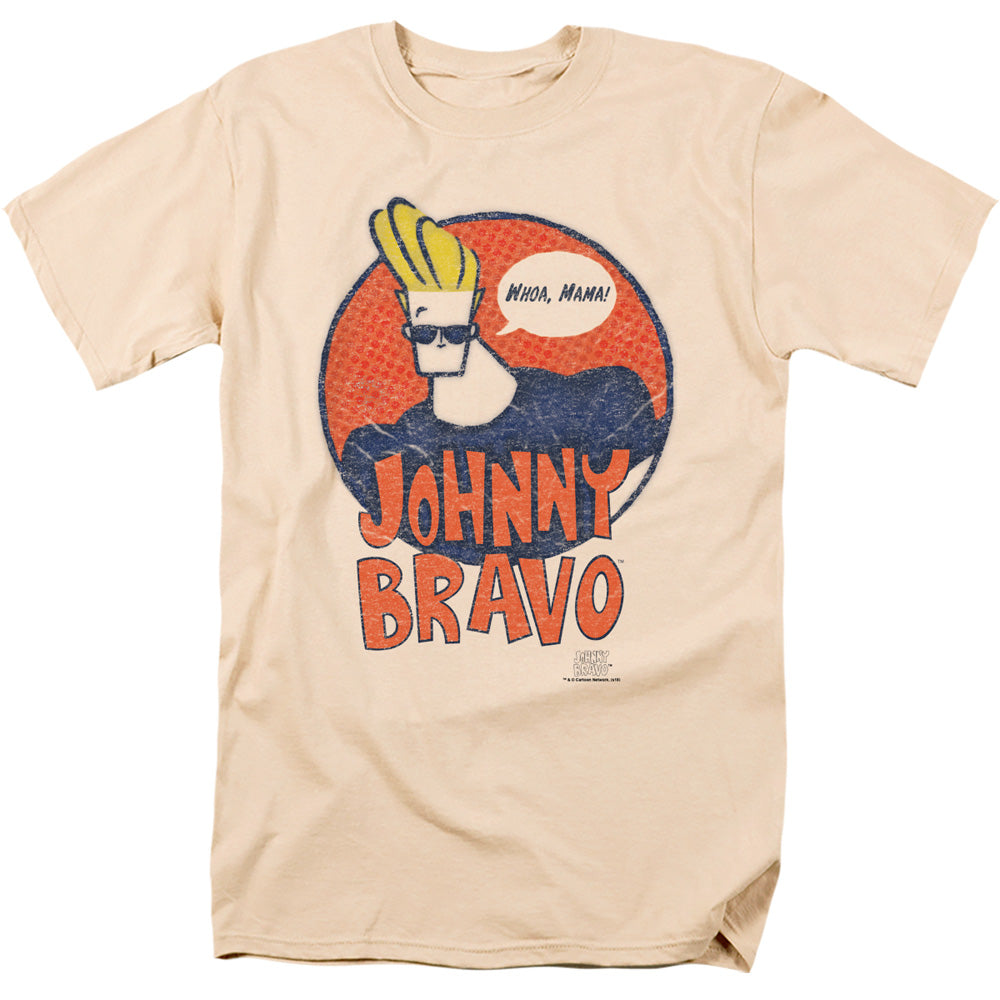 AN OFFCIALLY LICENSED JOHNNY BRAVO WANTS ME MEN'S REGULAR FIT T-SHIRT CREAM
