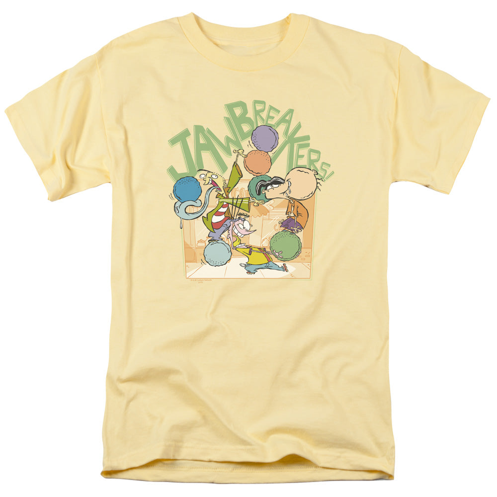 AN OFFCIALLY LICENSED ED EDD N EDDY JAWBREAKERS MEN'S REGULAR FIT T-SHIRT BANANA