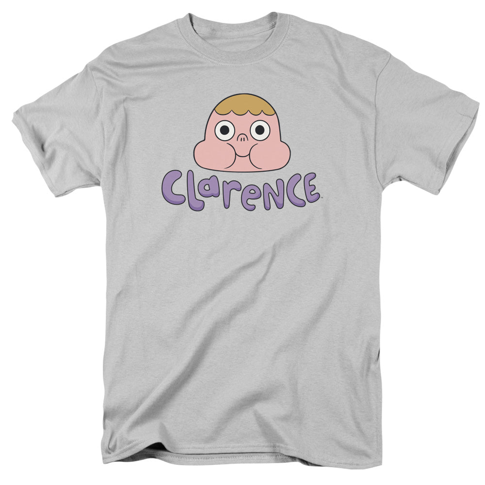 AN OFFCIALLY LICENSED CLARENCE HEAD MEN'S REGULAR FIT T-SHIRT SILVER