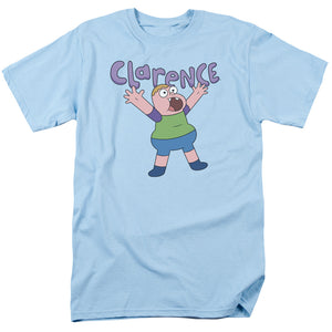 AN OFFCIALLY LICENSED CLARENCE WHOO MEN'S REGULAR FIT T-SHIRT LIGHT BLUE