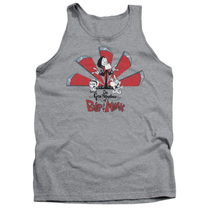 AN OFFCIALLY LICENSED GRIM ADVENTURES OF BILLY AND MANDY GRIM ADVENTURES ADULT UNISEX TANK TOP ATHLETIC HEATHER