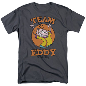 AN OFFCIALLY LICENSED ED EDD N EDDY TEAM EDDY MEN'S REGULAR FIT T-SHIRT CHARCOAL