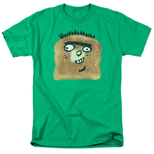 AN OFFCIALLY LICENSED ED EDD N EDDY ED TOAST MEN'S REGULAR FIT T-SHIRT KELLY GREEN