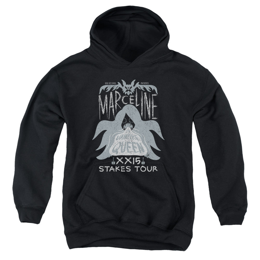 AN OFFCIALLY LICENSED ADVENTURE TIME MARCELINE CONCERT YOUTH HOODIE BLACK
