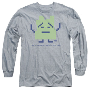 AN OFFCIALLY LICENSED AQUA TEEN HUNGER FORCE INIGNOKT MEN'S LONG SLEEVE T-SHIRT ATHLETIC HEATHER