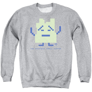 AN OFFCIALLY LICENSED AQUA TEEN HUNGER FORCE INIGNOKT ADULT UNISEX CREWNECK SWEATSHIRT ATHLETIC HEATHER