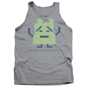 AN OFFCIALLY LICENSED AQUA TEEN HUNGER FORCE INIGNOKT ADULT UNISEX TANK TOP ATHLETIC HEATHER