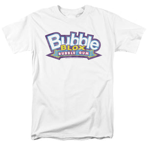 AN OFFCIALLY LICENSED DUBBLE BUBBLE BUBBLE BLOX MEN'S REGULAR FIT T-SHIRT WHITE