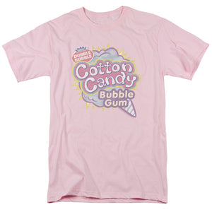 AN OFFCIALLY LICENSED DUBBLE BUBBLE COTTON CANDY MEN'S REGULAR FIT T-SHIRT PINK
