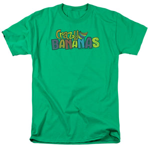 AN OFFCIALLY LICENSED DUBBLE BUBBLE CRAZY BANANAS MEN'S REGULAR FIT T-SHIRT KELLY GREEN