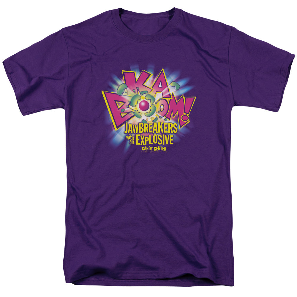 AN OFFCIALLY LICENSED DUBBLE BUBBLE KA BOOM MEN'S REGULAR FIT T-SHIRT PURPLE