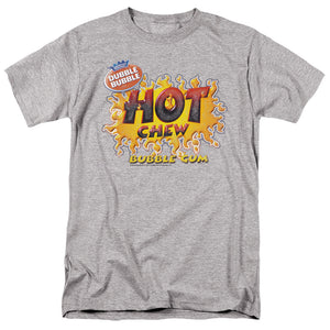 AN OFFCIALLY LICENSED DUBBLE BUBBLE HOT CHEW MEN'S REGULAR FIT T-SHIRT ATHLETIC HEATHER