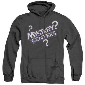 AN OFFCIALLY LICENSED DUBBLE BUBBLE MYSTERY CENTERS ADULT UNISEX HEATHER PULLOVER HOODIE BLACK