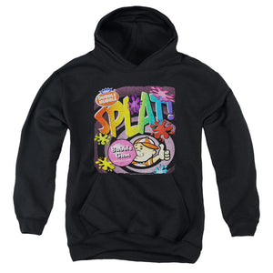 AN OFFCIALLY LICENSED DUBBLE BUBBLE SPLAT GUM YOUTH HOODIE BLACK