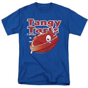 AN OFFCIALLY LICENSED DUBBLE BUBBLE TANGY TARTS MEN'S REGULAR FIT T-SHIRT ROYAL
