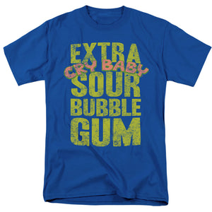 AN OFFCIALLY LICENSED DUBBLE BUBBLE EXTRA SOUR MEN'S REGULAR FIT T-SHIRT ROYAL
