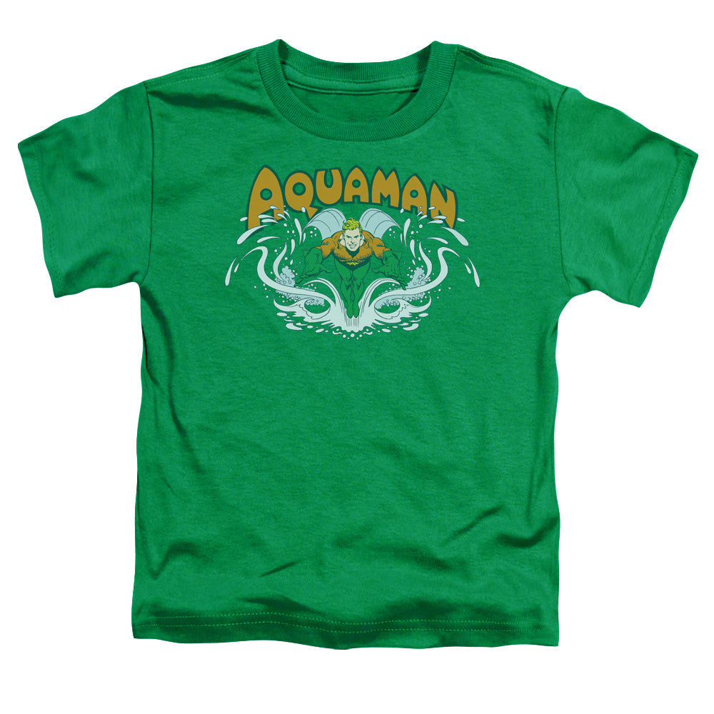 Dc Aquaman Aquaman Splash Licensed Toddler T-Shirt SM-LG