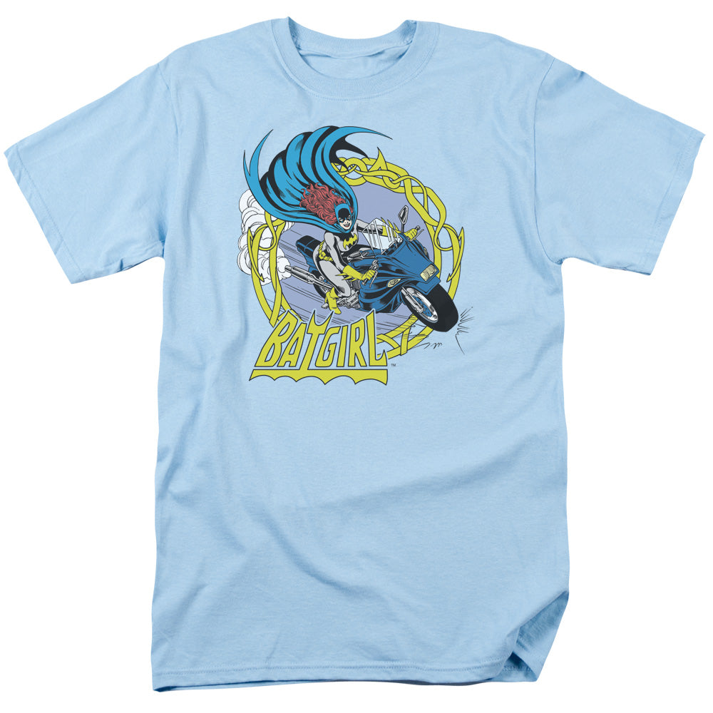Dc Batgirl Batgirl Motorcycle Licensed Adult Unisex T-Shirt Regular Fit Tee