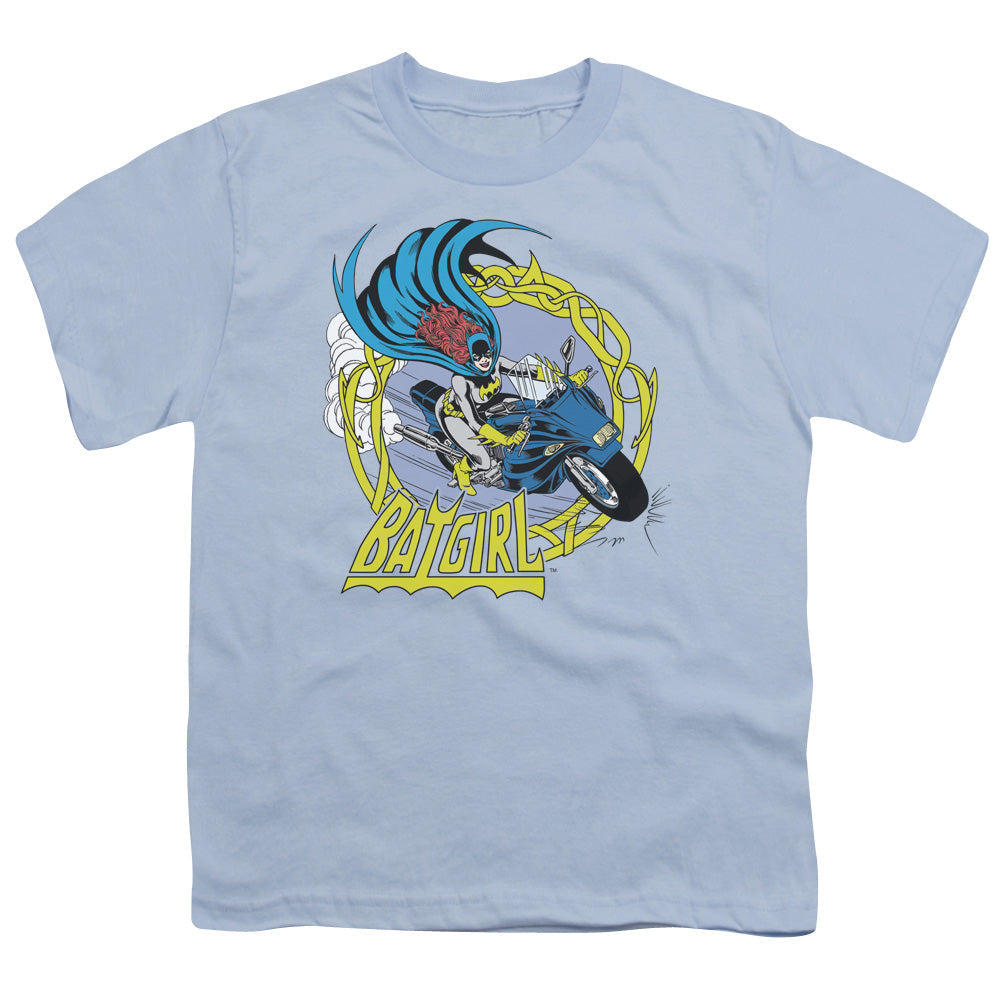Dc Batgirl Batgirl Motorcycle Licensed Kid's T-Shirt (Ages 4-7) XS-XL