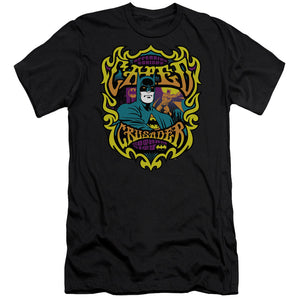 AN OFFCIALLY LICENSED DC APPEARING TONIGHT MEN'S PREMIUM SLIM FIT T-SHIRT BLACK