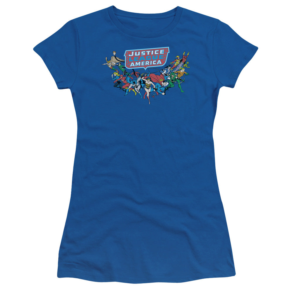 DC Here They Come Licensed Women's T-Shirt Juniors MD-XL