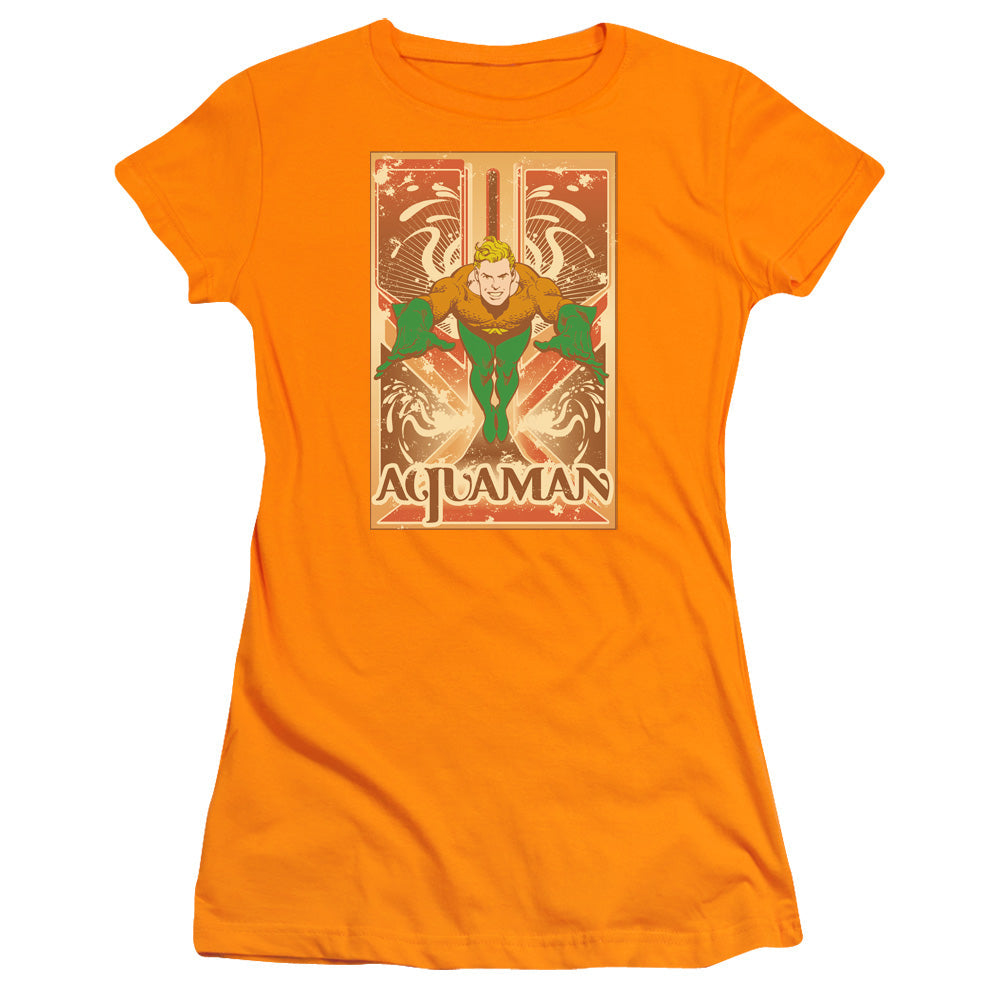Dc Aquaman Aquaman Licensed Women's T-Shirt Juniors XL