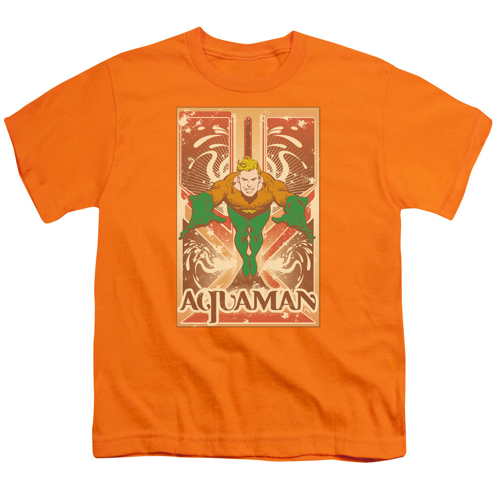 Dc Aquaman Aquaman Licensed Kid's T-Shirt (Ages 4-7) XS-XL