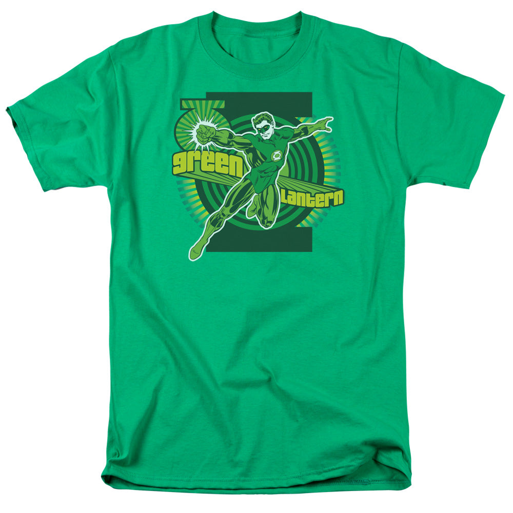 AN OFFCIALLY LICENSED DC GREEN LANTERN MEN'S REGULAR FIT T-SHIRT KELLY GREEN